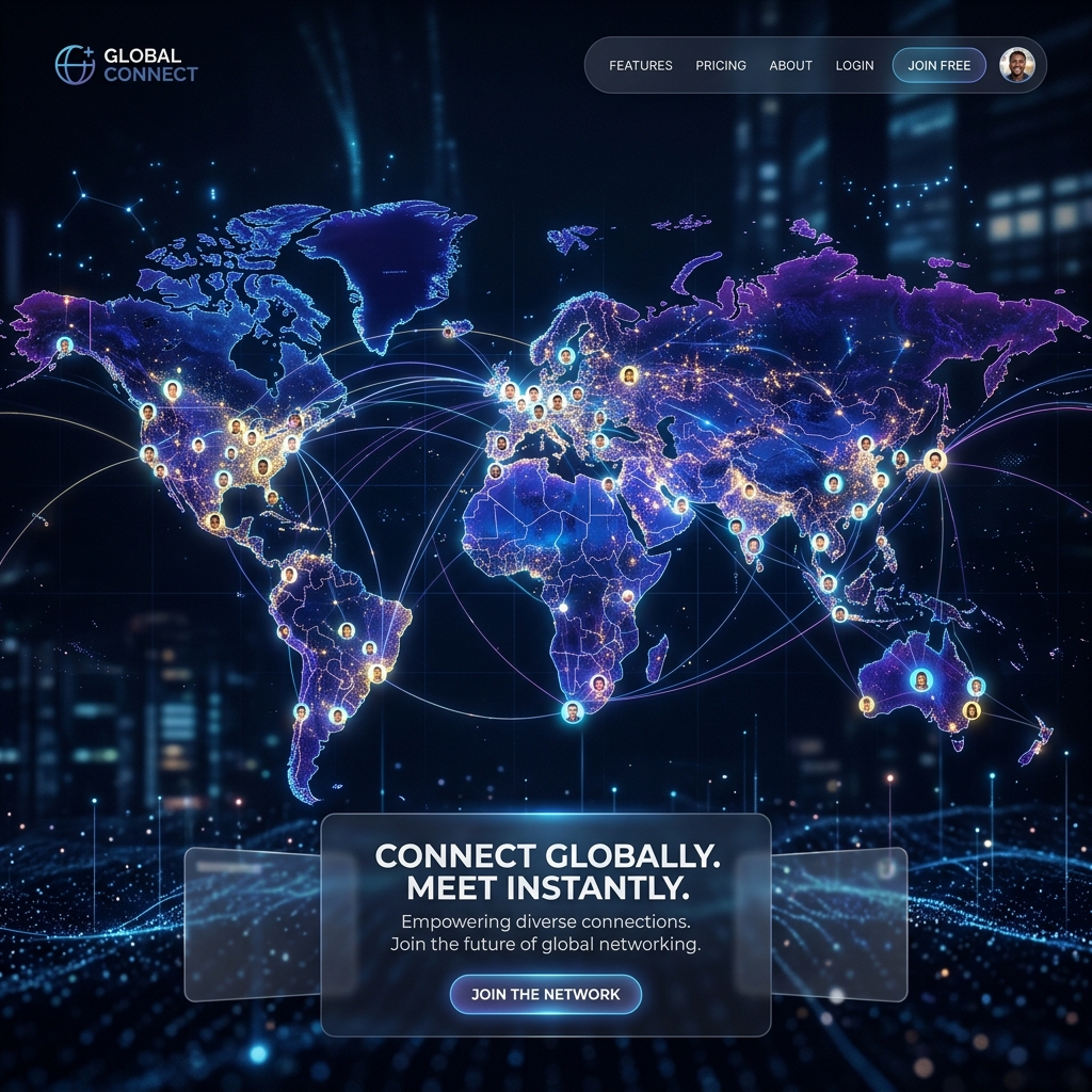Global Creator Network Map
